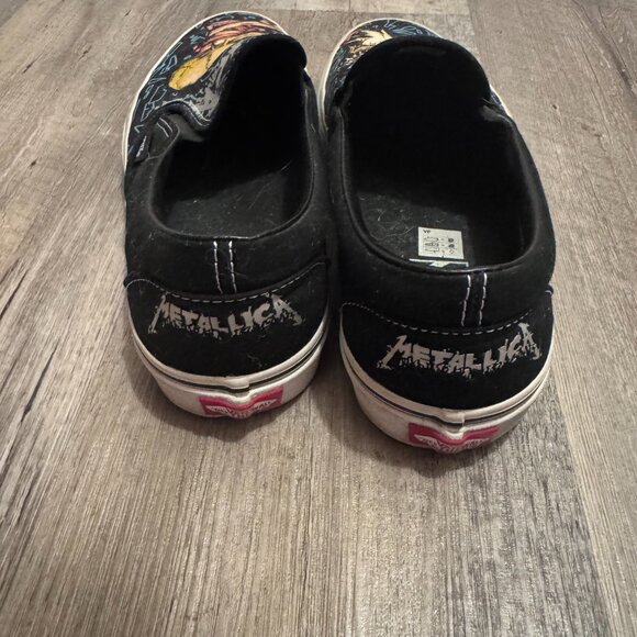 Metallica Sad But True Vans Slip-On 9.5 - Picture 2 of 5